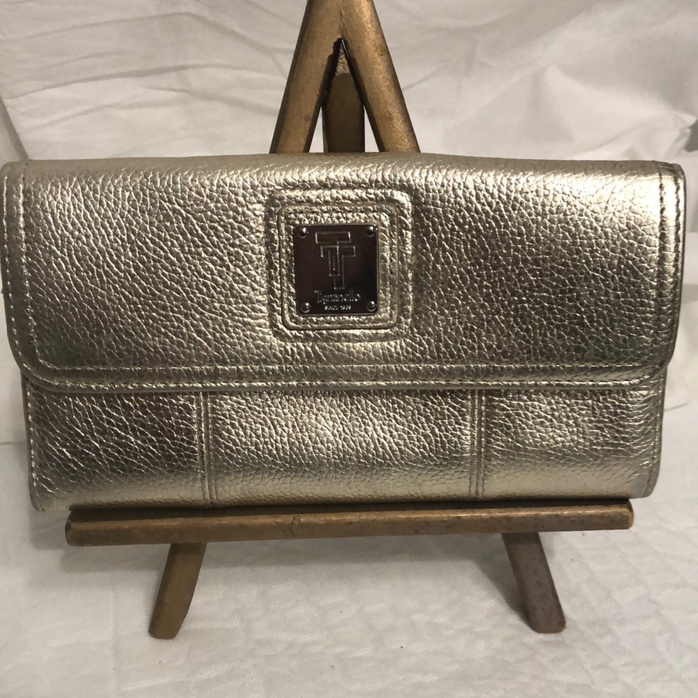 Tignanello Metallic Leather Wallet